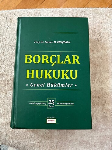Borçlar genel ahmet kılıçoğlu