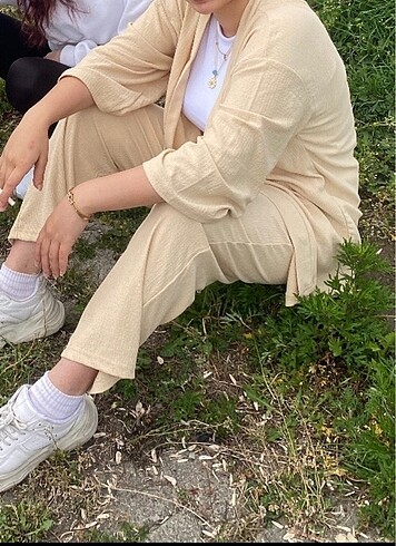 Kimono bürümcük takım elbise - Görsel 2