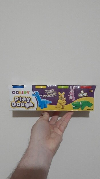  Gokidy Play Dough 4 Lü Renk 