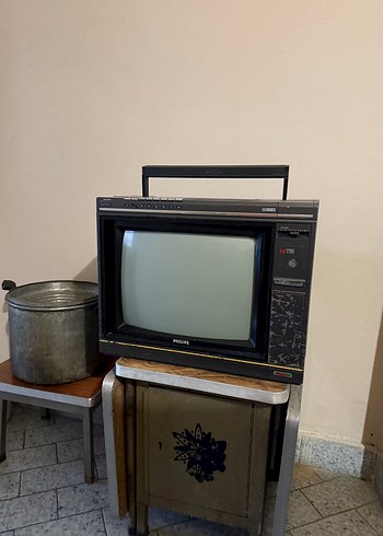 Philips Retro Vintage Antika Tv - Görsel 6