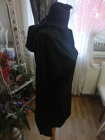 m Beden siyah Renk Spor ceket omuzdan boyu 63 cm