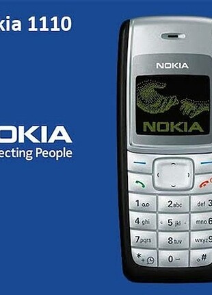 NOKIA 1110İ KONUŞAN SAAT ÖZELLİKLİ MODELİ BÜYÜK TUŞLU KAMERASIZ 