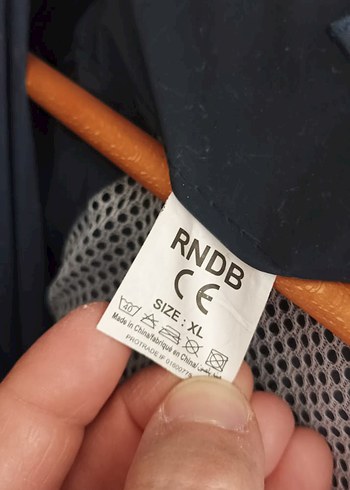 Motorcu montu Erkek Mavi Midi Mont Kapüşonlu Fermuarlı - Görsel 8