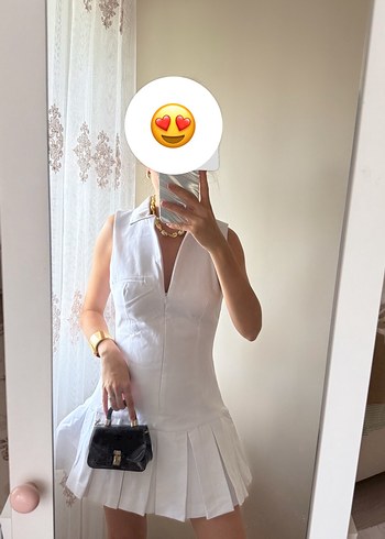 Zara şortlu pileli elbise