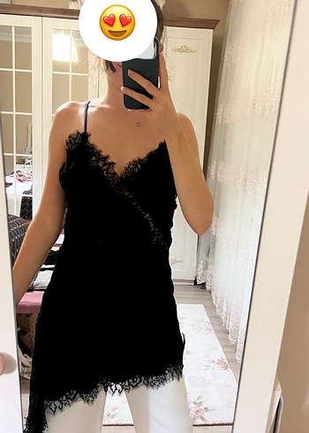 Zara Dante saten elbise