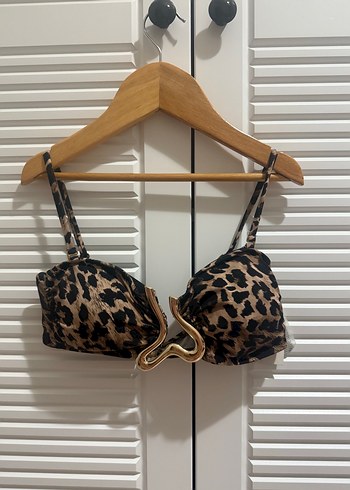 Leopar bikini üstü