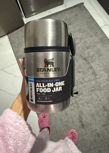 Stanley 0.53 L Vakumlu Yemek Termosu Gri - Görsel 2