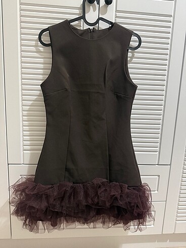 xs Beden Zara tüllü tulum elbise