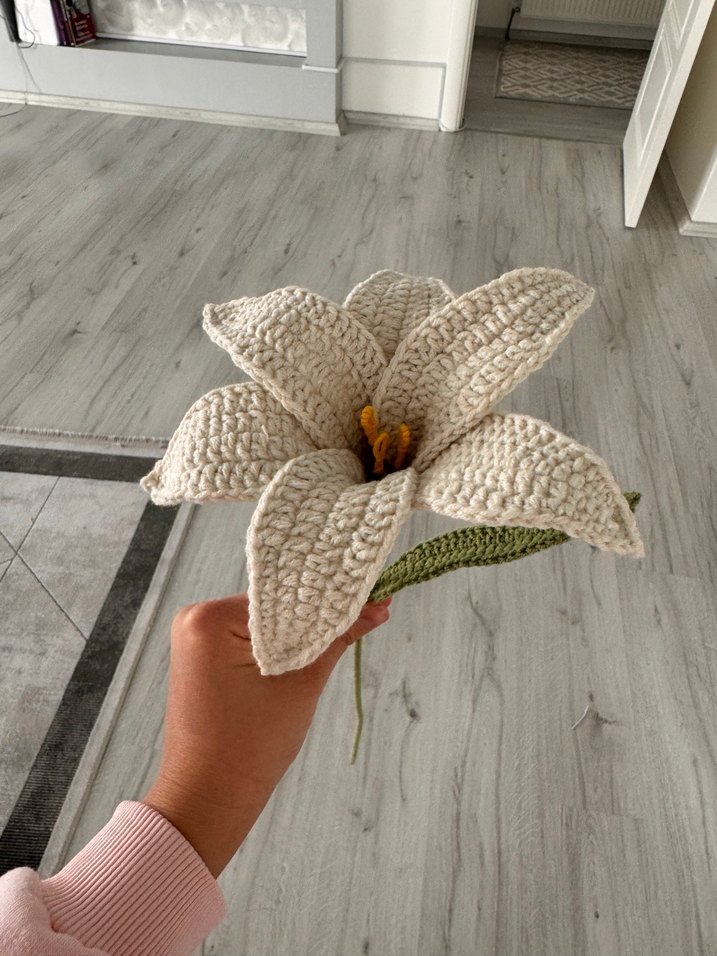 El Yapımı Bohem Örgü Çiçek - Görsel 2