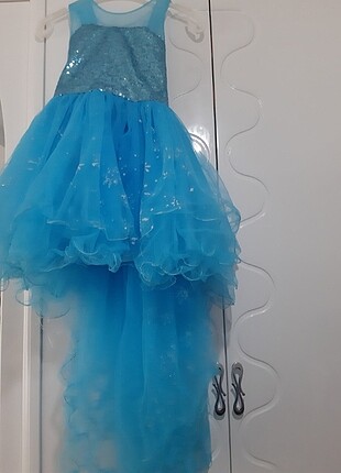 Cocuk Elsa elbise