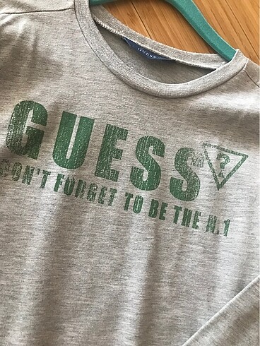 Guess Guess unisex uzun kol tişört