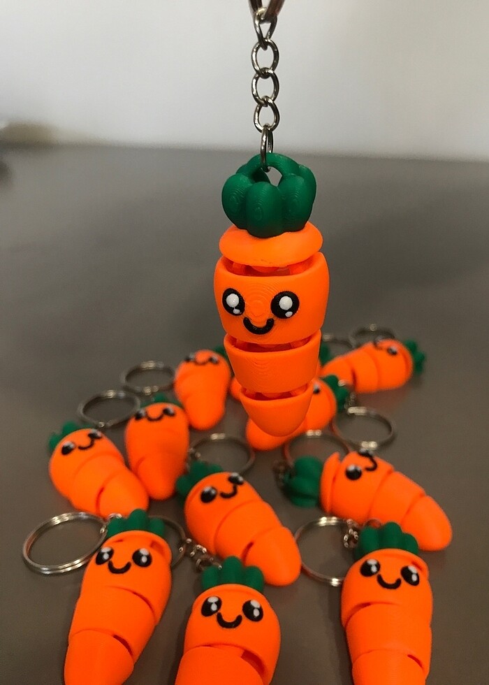 Havuç anahtarlık - Görsel 2