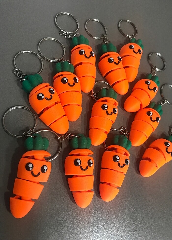 Havuç anahtarlık - Görsel 3