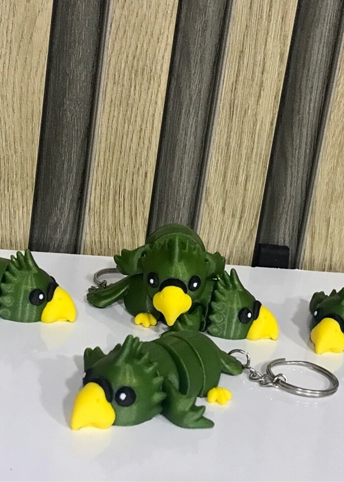 Papağan anahtarlık - Görsel 3