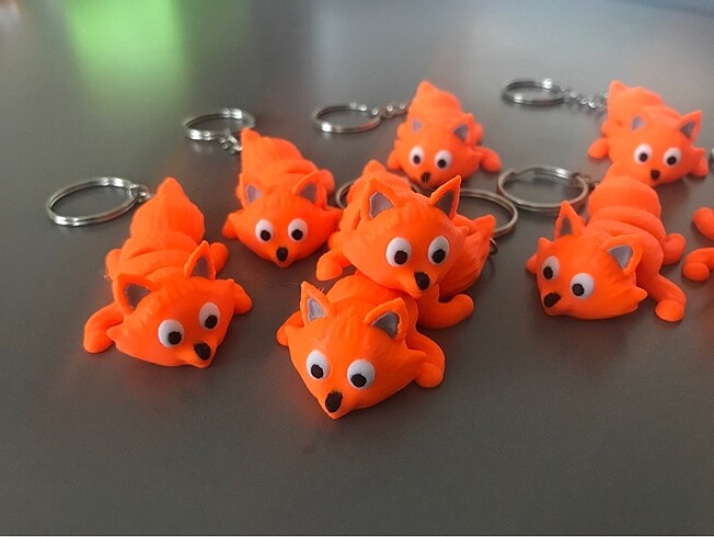 Tilki fox anahtarlık - Görsel 2