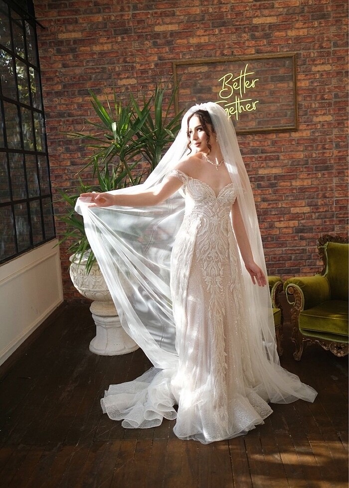 Dantelli tasarım gelinliğim - Görsel 2