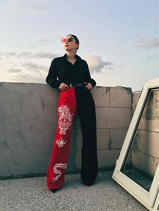 Shein Dragon Pantolon