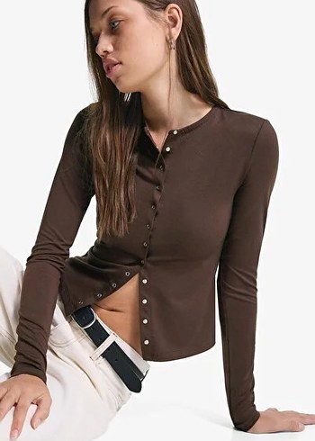 Kadın Çıtçıtlı body %100 pamuk - Görsel 3