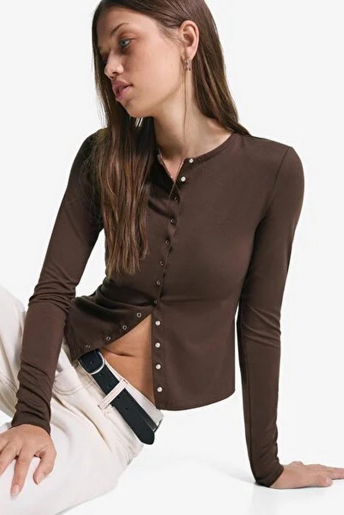 Kadın Çıtçıtlı body %100 pamuk - Görsel 3