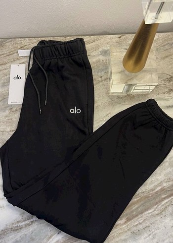 Alo Siyah Rahat Kesim Jogger Eşofman Altı - Görsel 4