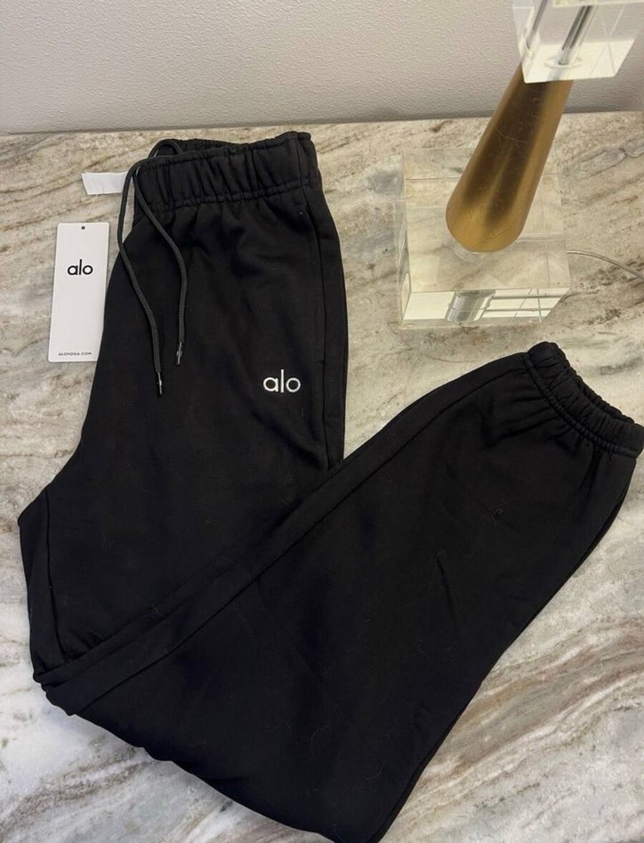 Alo Siyah Rahat Kesim Jogger Eşofman Altı - Görsel 4