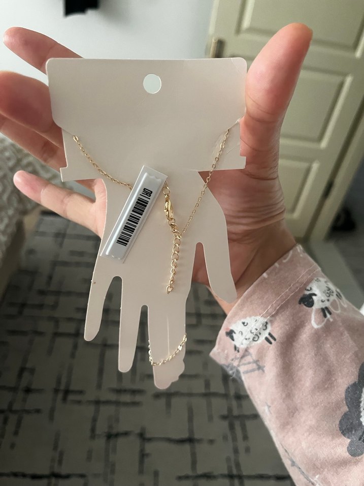 Renkli Boncuklu Turkuaz Kadın El Zinciri - Görsel 2