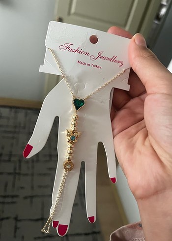 Boncuklu Bohem Tarz Kadın El Zinciri - Görsel 2