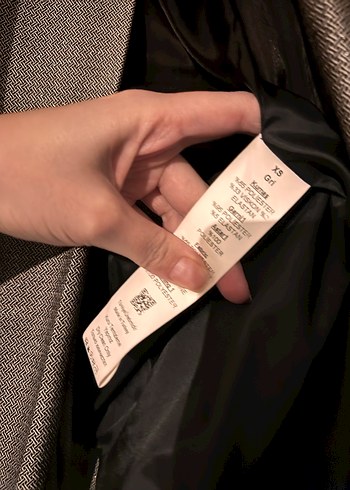 Gri parlak Kadın Düğmeli Ofis takım elbise - Görsel 5