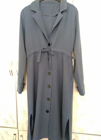 Indigo trenchcoat