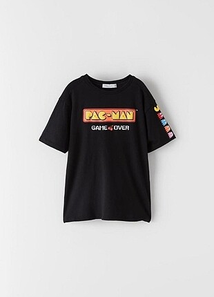 Orjinal zara marka Pac-Man tişört 