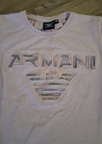 Beyaz Armani kizKısa Kollu Tişört - Görsel 2