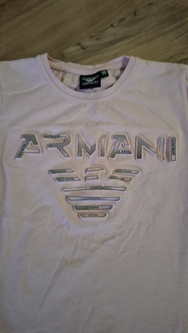 Beyaz Armani kizKısa Kollu Tişört - Görsel 2