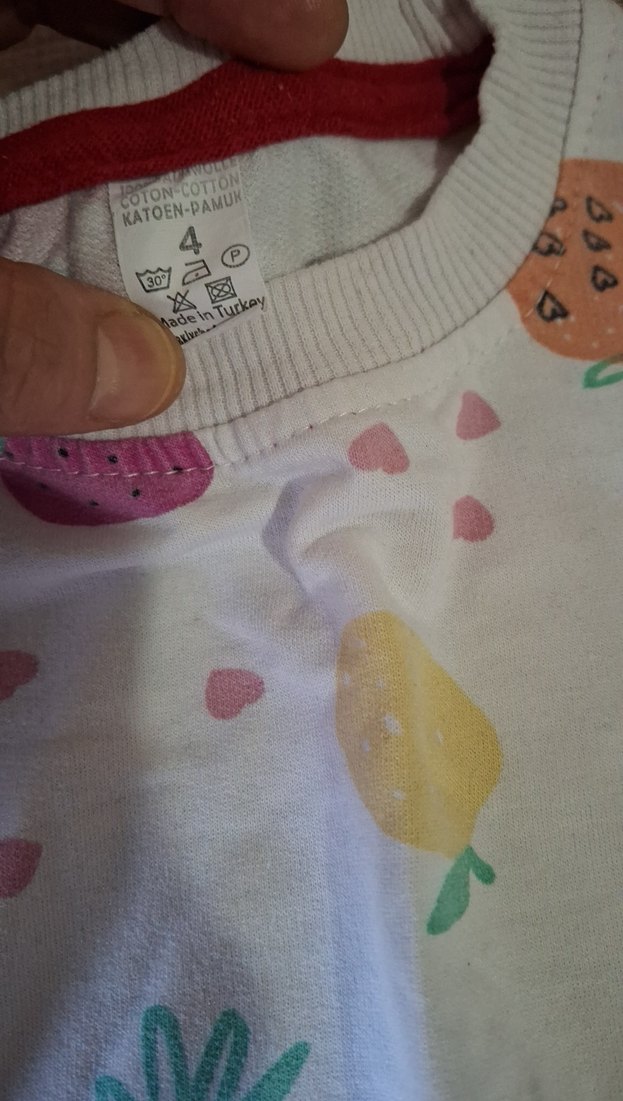 Beyaz, Uzun Kollu, Örme Bebek Kız Takımı - Görsel 3