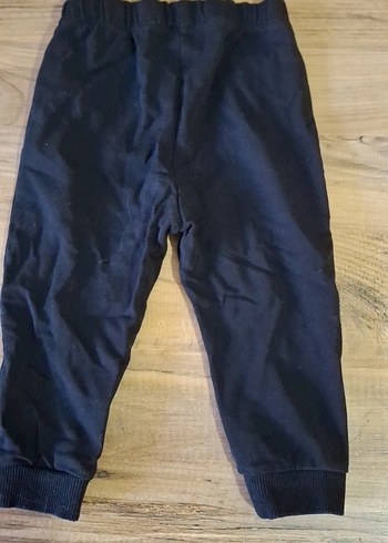 Erkek kiz Çocuk siyah Rahat Kesim Eşofman - Görsel 2