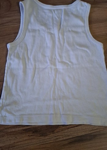 Beyaz Erkek Çocuk Atlet - Görsel 3