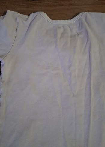 Uzun Kollu Beyaz Keten Kız Gömleği - Görsel 6