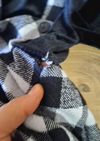 Kız Çocuk Siyah Ekose Uzun Kollu Elbise - Görsel 5