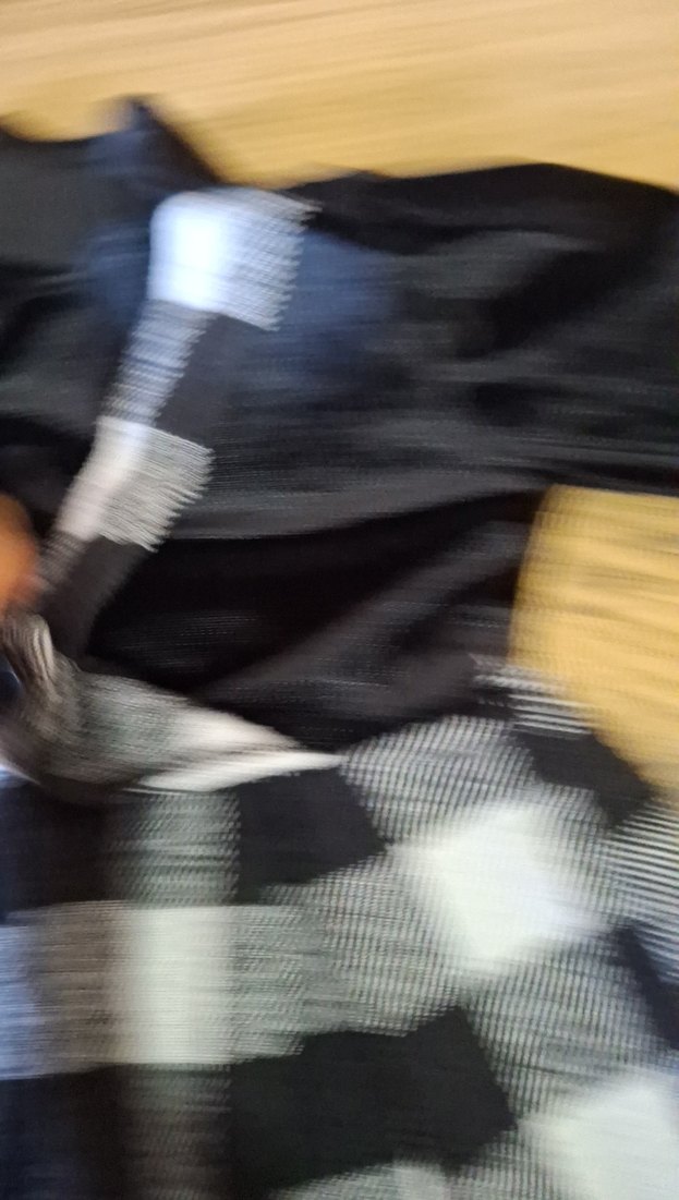 Kız Çocuk Siyah Ekose Uzun Kollu Elbise - Görsel 3