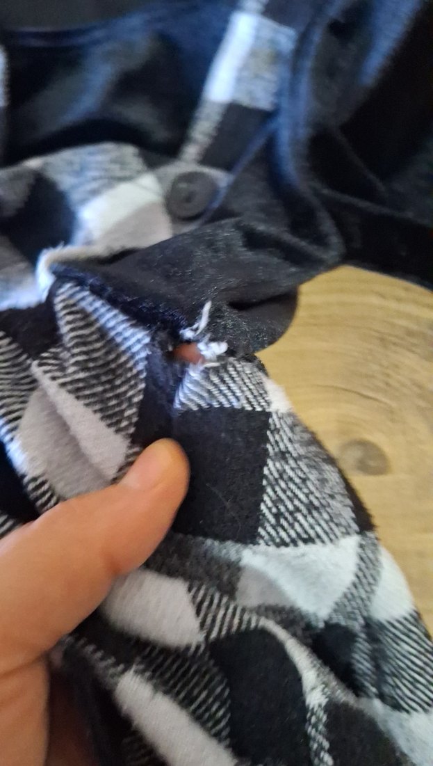 Kız Çocuk Siyah Ekose Uzun Kollu Elbise - Görsel 5