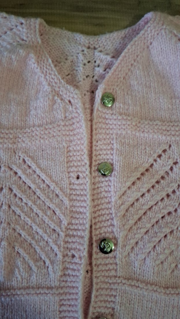 Kız Çocuk Pembe Triko Kolsuz Hırka - Görsel 2