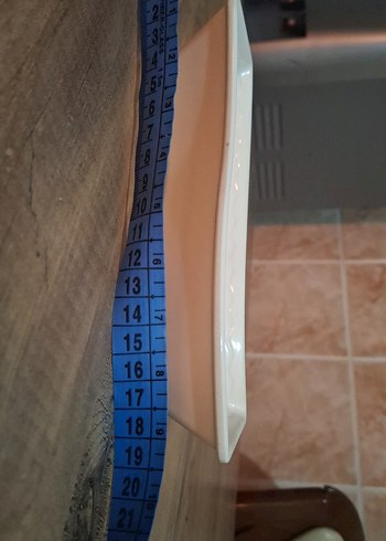 Beyaz Dalgalı Desenli Dikdörtgen Kap mika - Görsel 3