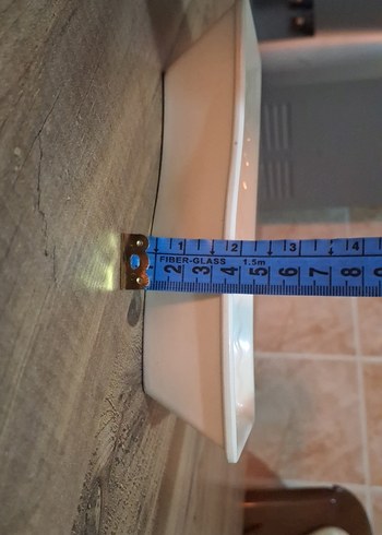 Beyaz Dalgalı Desenli Dikdörtgen Kap mika - Görsel 4