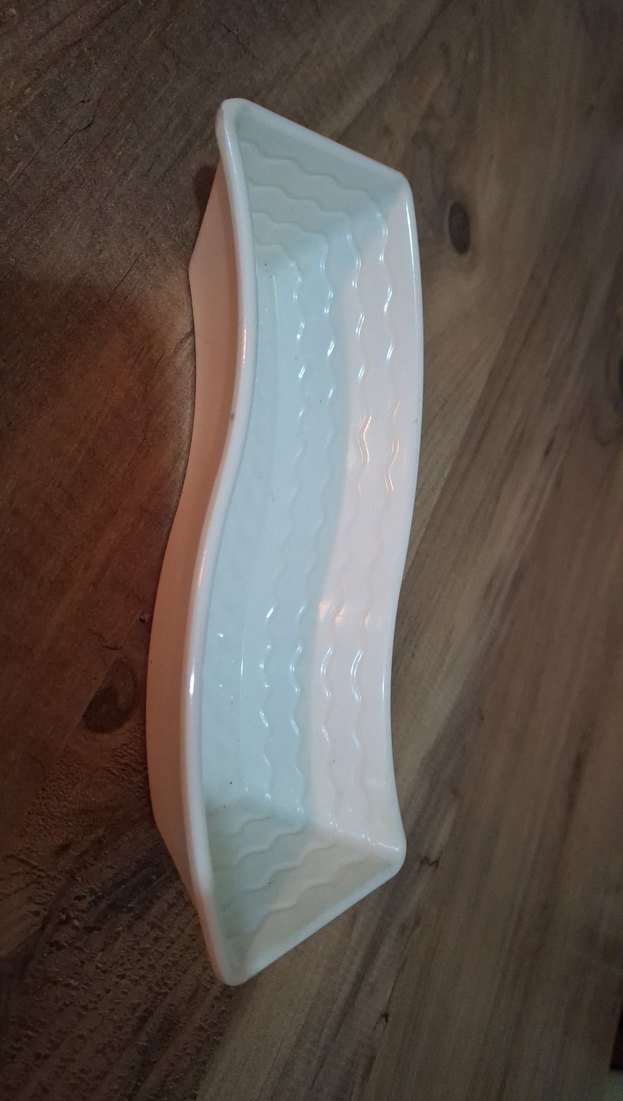 Beyaz Dalgalı Desenli Dikdörtgen Kap mika - Görsel 2