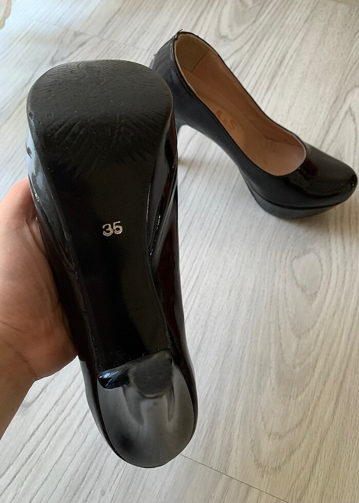 İnce Topuk Platform Ayakkabı - Görsel 3