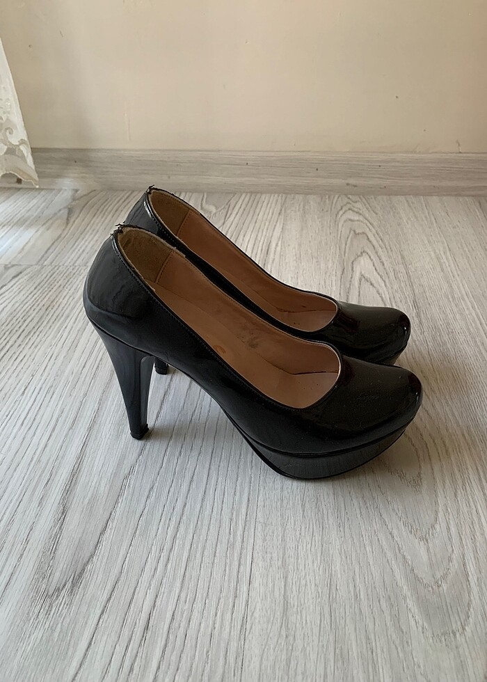 İnce Topuk Platform Ayakkabı - Görsel 5