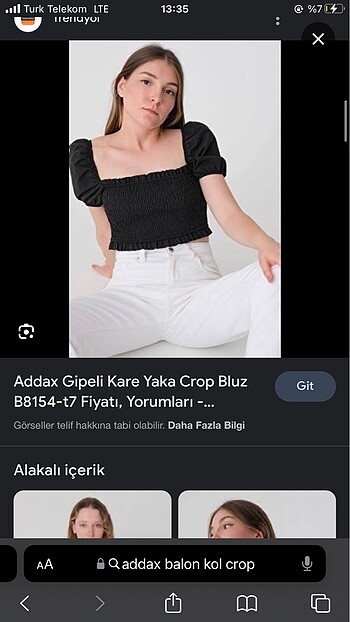 s Beden Prenses kol crop