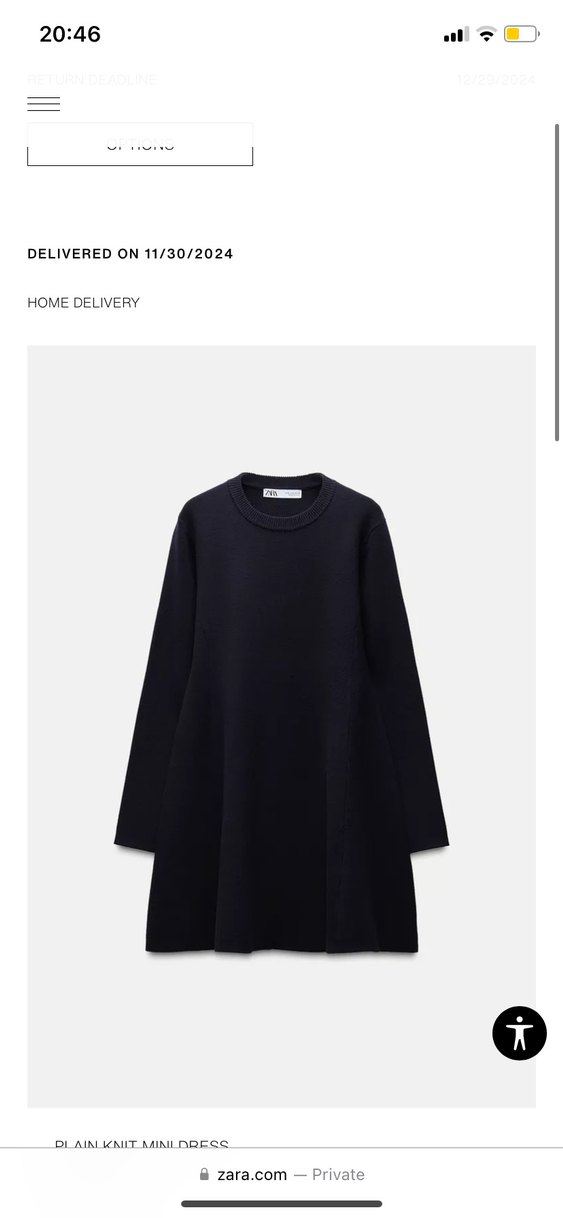 Lacivert knit Mini Elbise - Görsel 2