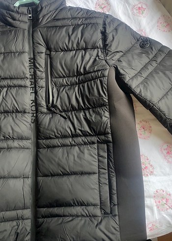 Erkek siyah fermuarlı orjinal Michael Kors ceket - Görsel 4