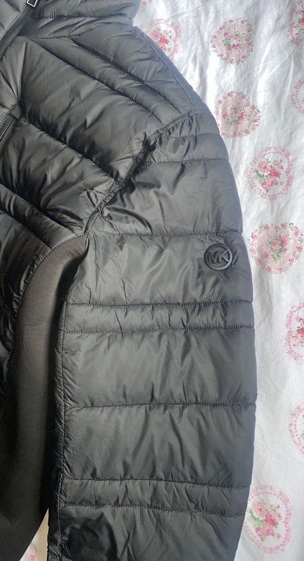 Erkek siyah fermuarlı orjinal Michael Kors ceket - Görsel 5