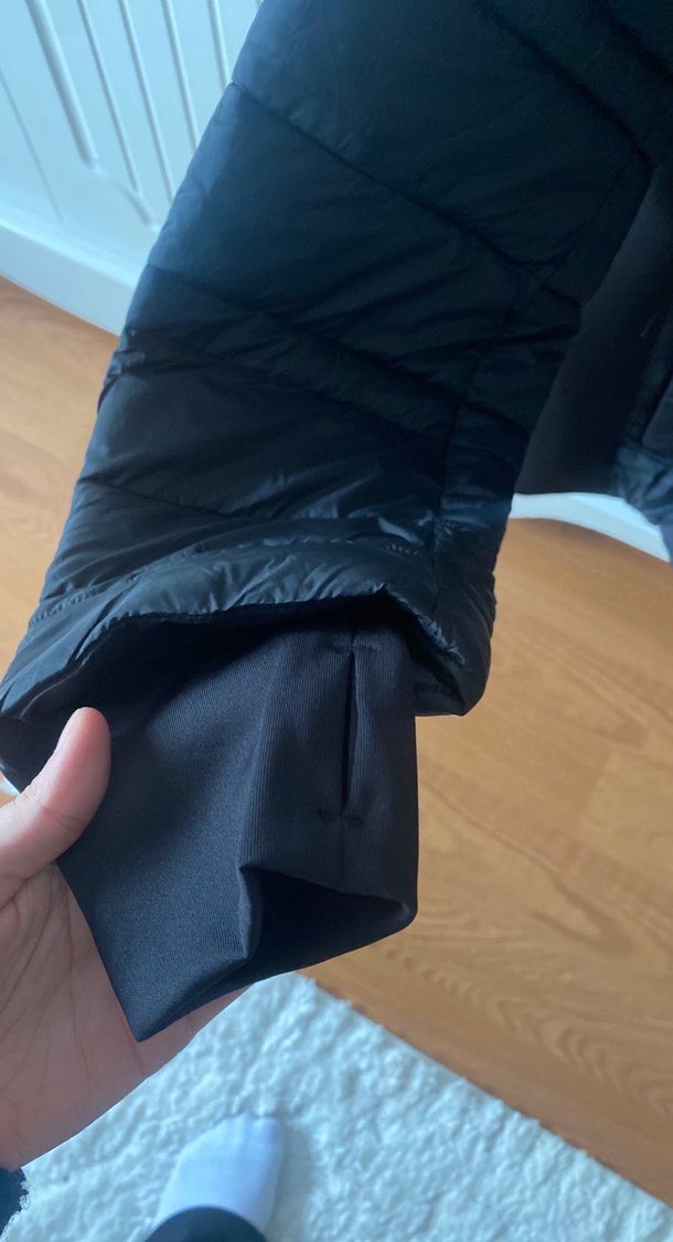 Erkek siyah fermuarlı orjinal Michael Kors ceket - Görsel 2